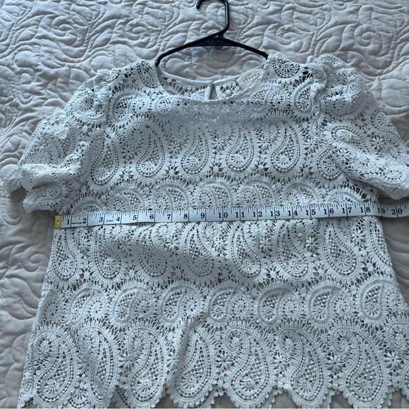 Sezane LIMONA BLOUSE Ecru Size 42 - Picture 3 of 8